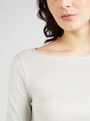 ONLY Shirt bodysuit 'ONLLUCCA' in Silver