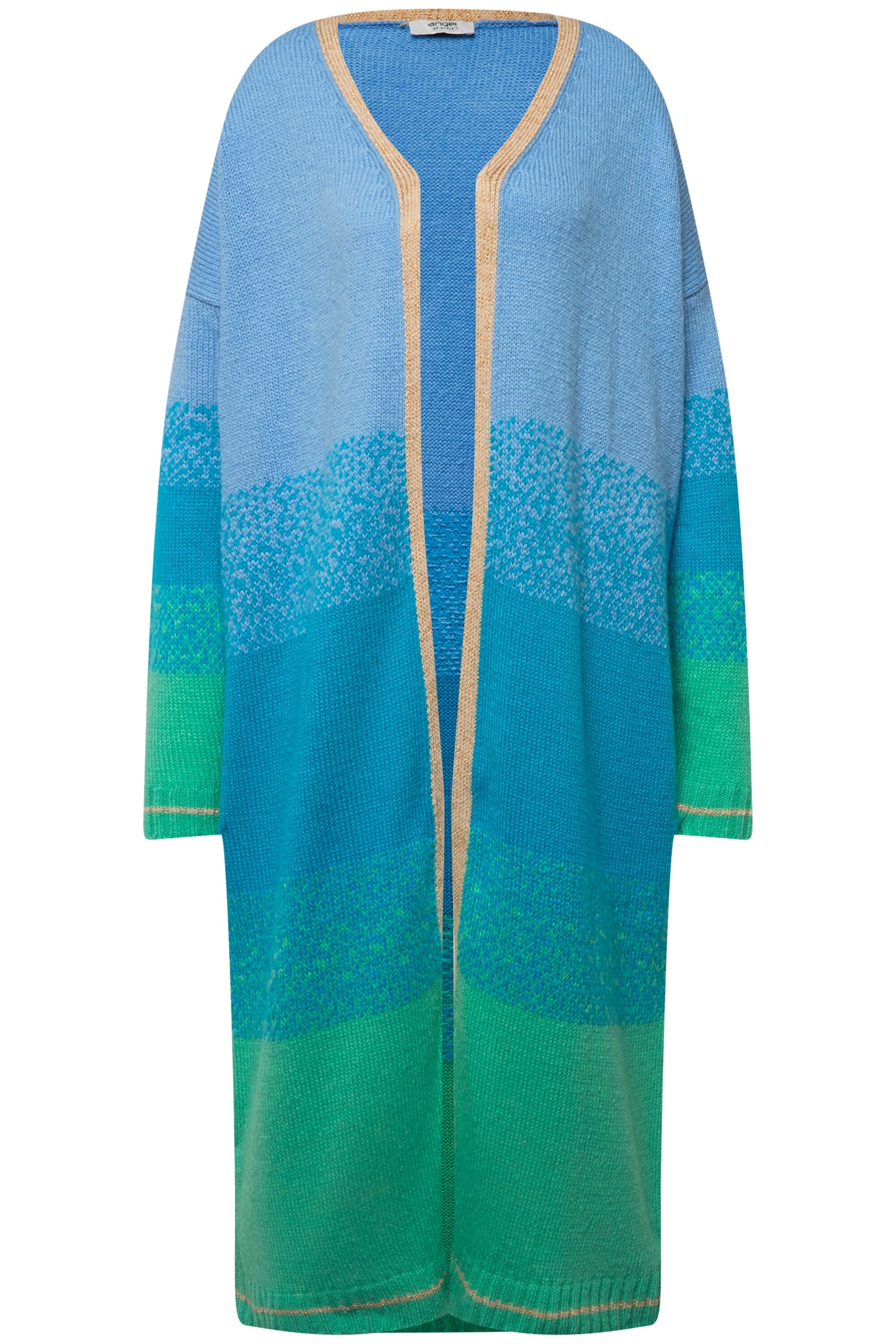 Angel of Style Gebreid vest in Blauw: voorkant