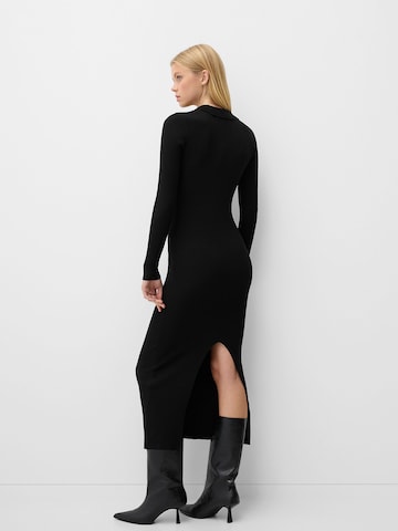 Robes en maille Bershka en noir