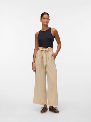 VERO MODA - regular Pantalón '10343569' en beige: frente