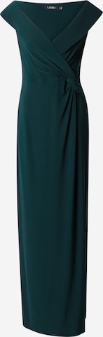 Lauren Ralph Lauren Evening Dress 'LEONIDAS' in Green: front