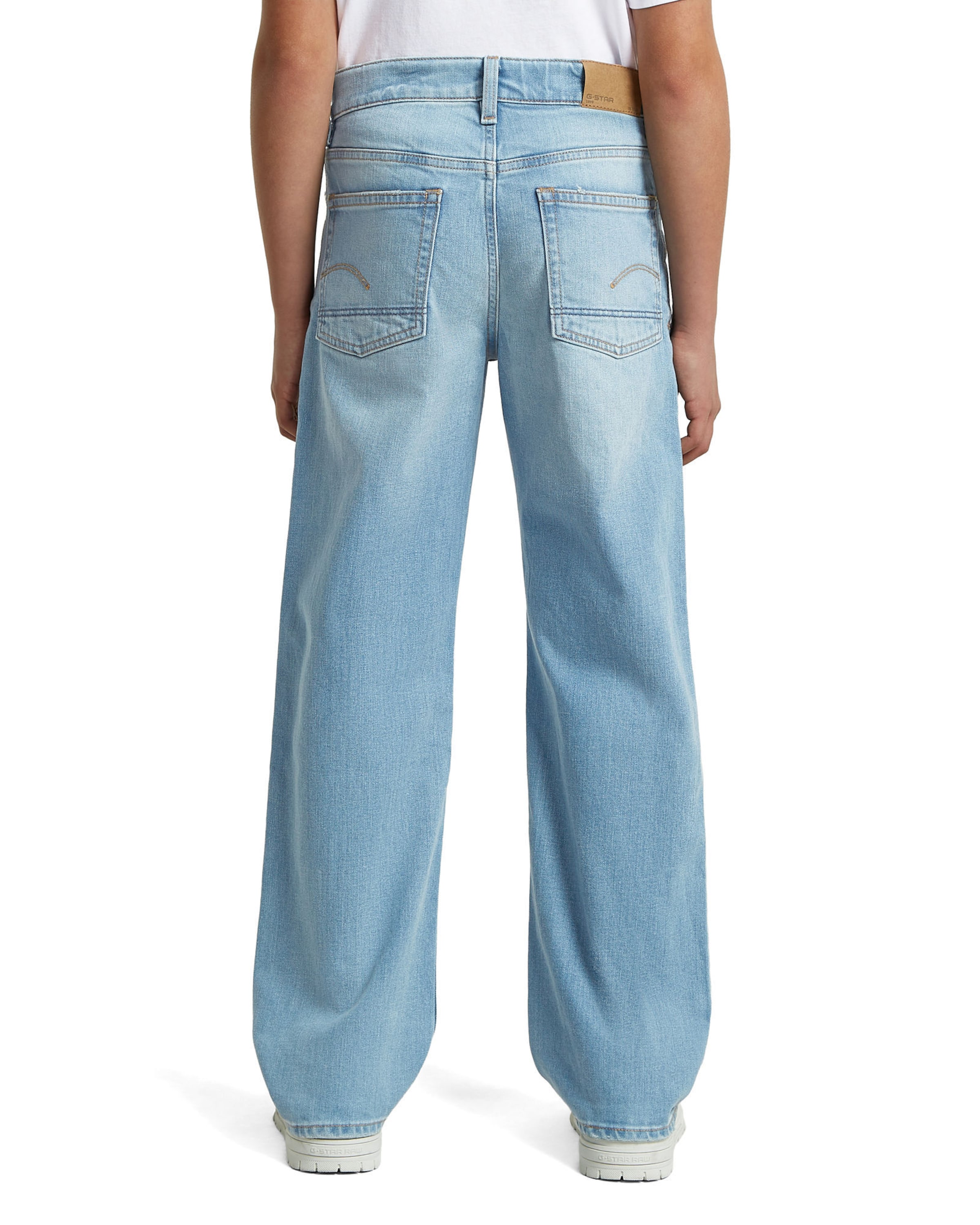 G-STAR Regular Jeans 'Boys Lenney Bootcut 2.0 Jeans' in Blauw