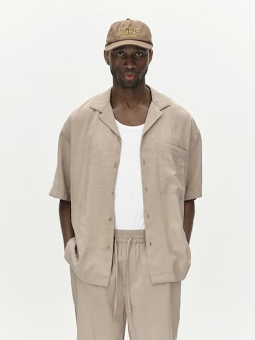 Regular fit Camicia 'Jens' di GABBA in beige: frontale