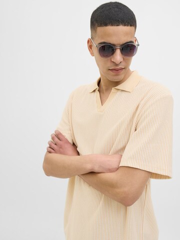 JACK & JONES Shirt in Beige