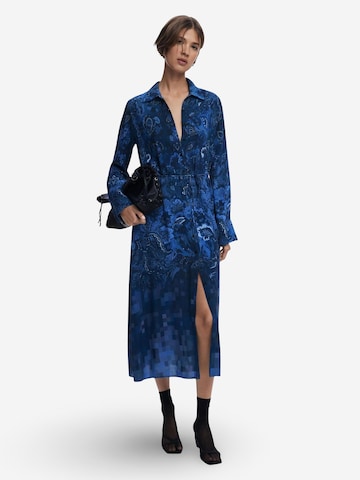 Abito 'VEST_CAMISEROLICUAD 25WWVW23' di Desigual in blu: frontale