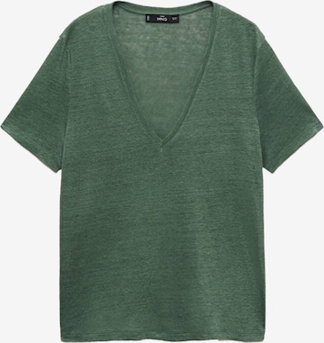 MANGO Shirt 'LINITO' in Green: front