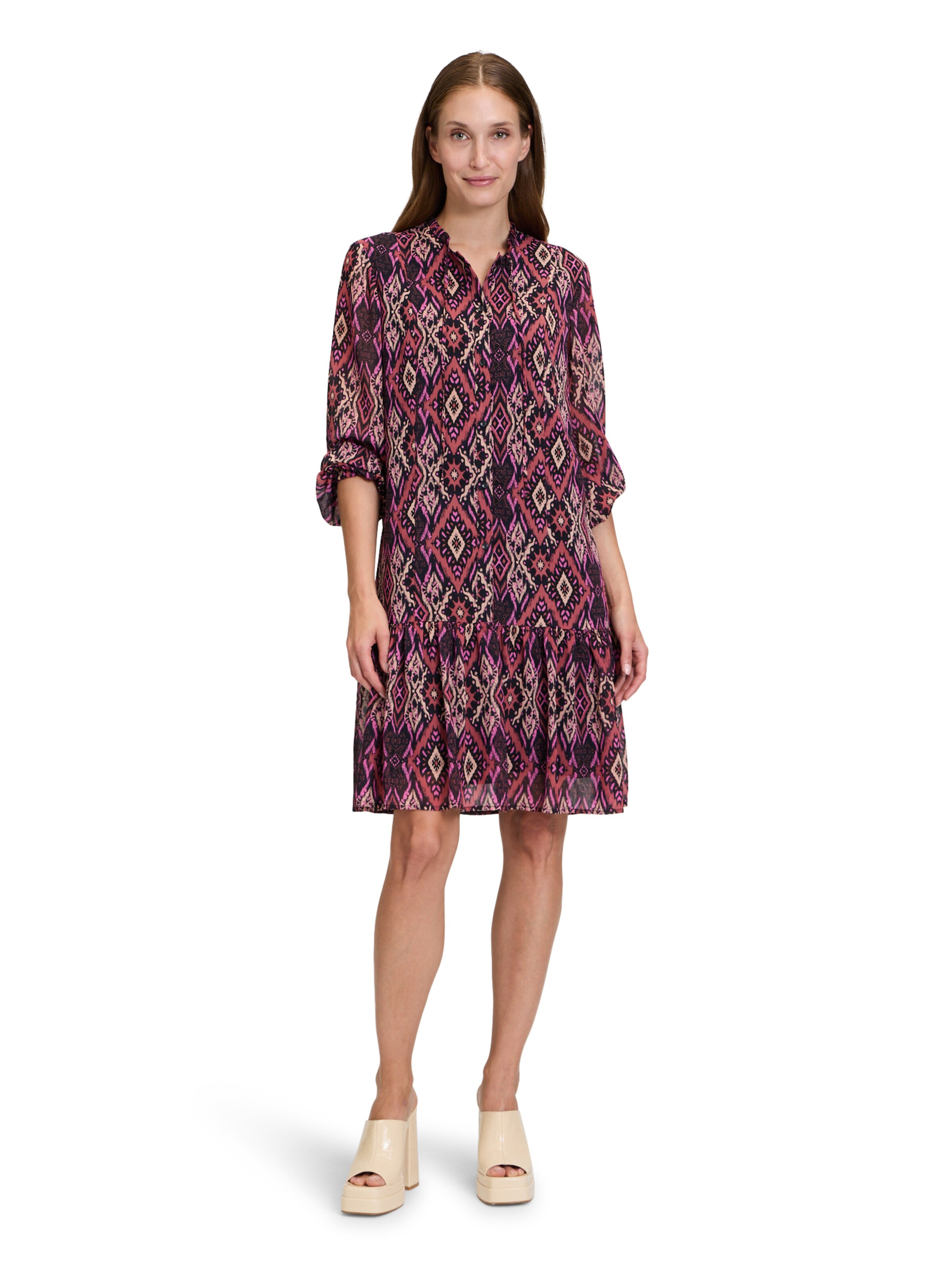 Abito camicia di Cartoon in arancione