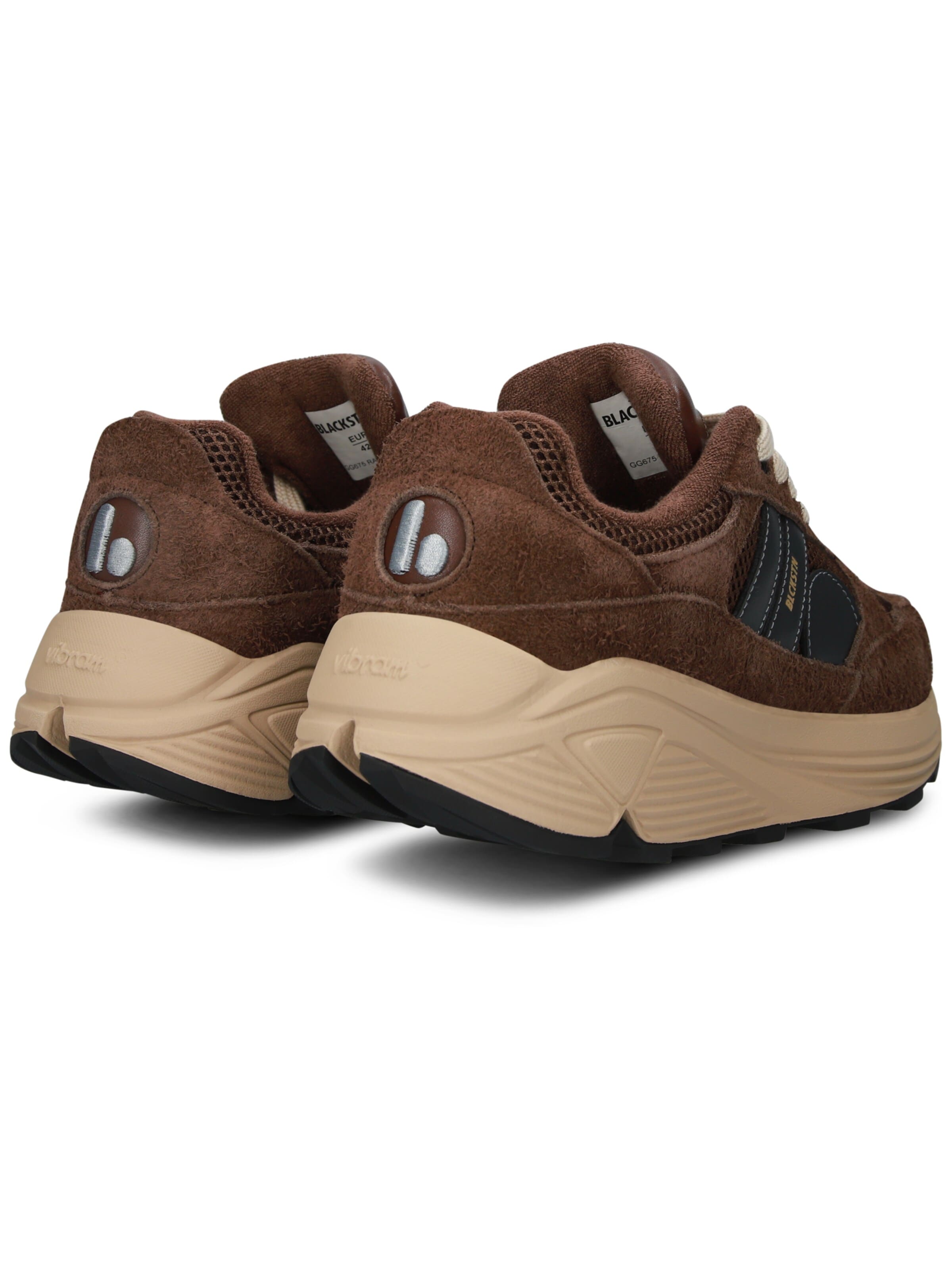 BLACKSTONE Sneakers laag 'V-RILEY' in Bruin