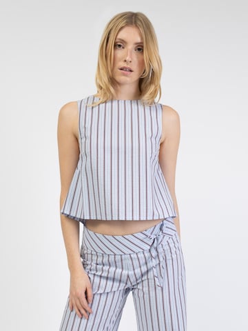 BROKE + SCHÖN Top 'Luftiges Top aus Baumwolle' in Blue: front