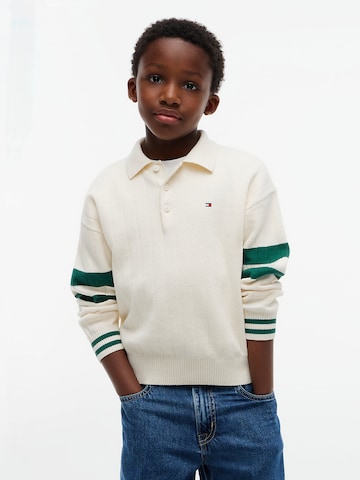 Pull-over TOMMY HILFIGER en beige : devant