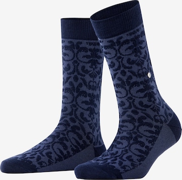 BURLINGTON Socken 'Ornamental' in Blau: Vorderseite