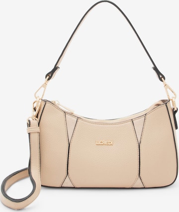 Sac bandoulière 'Rahja' L.CREDI en beige : devant