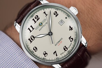 Zeppelin Uhr 'LZ127 Automatik' in Beige