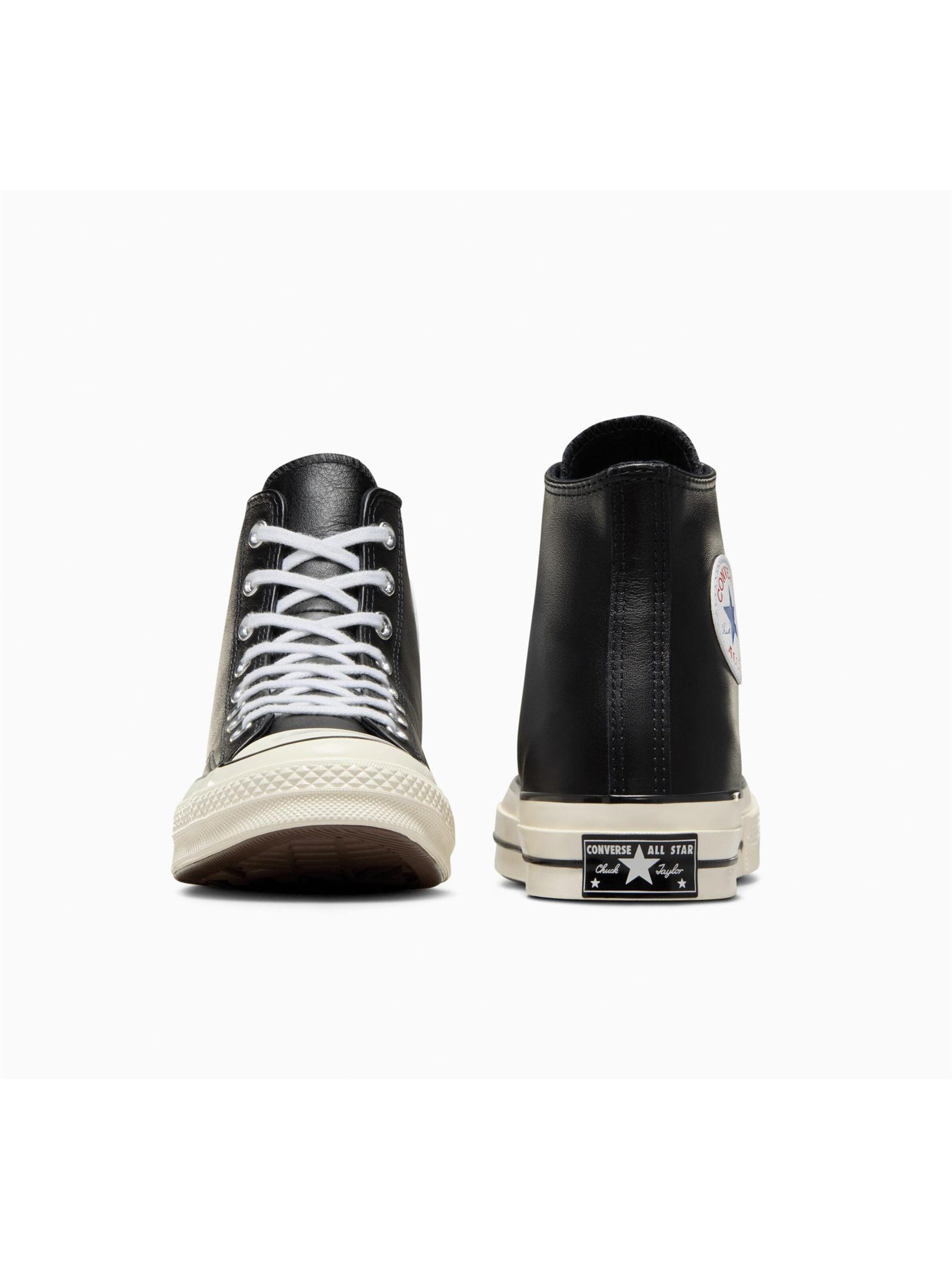CONVERSE Sneakers laag 'Converse Chuck 70 Leather' in Zwart