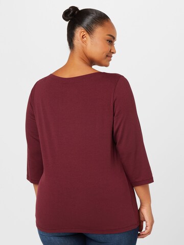 Vero Moda Curve Shirt 'PANDA' in Rot