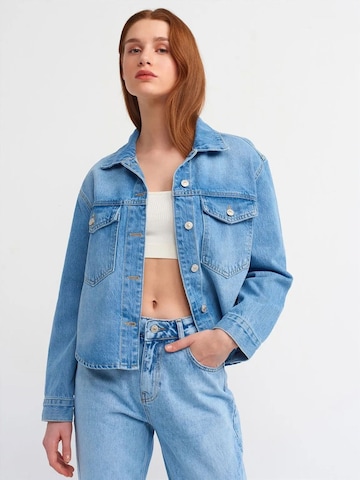 Dilvin Jacke in Blau: Vorderseite