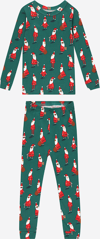 GAP Pajamas 'SANTA' in Green: front