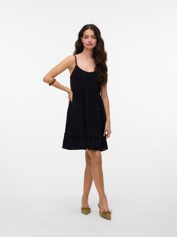 VERO MODA Jurk 'VMPretty' in Zwart: voorkant