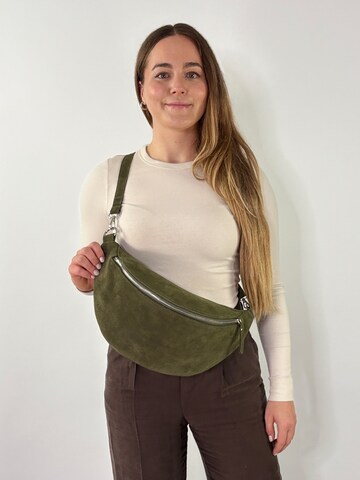 lePelou Fanny Pack 'VALENTINA XL' in Green