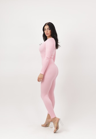 Elara Jumpsuit i pink