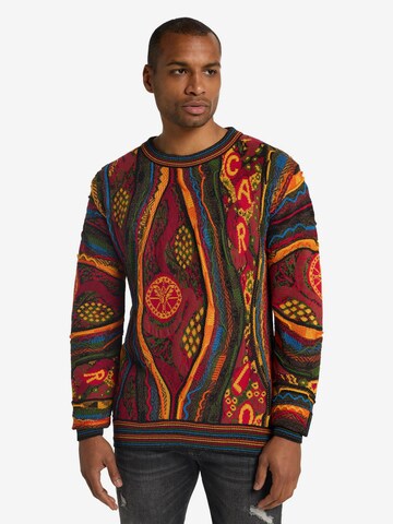 Carlo Colucci Sweater 'Damian' in Mixed colors: front