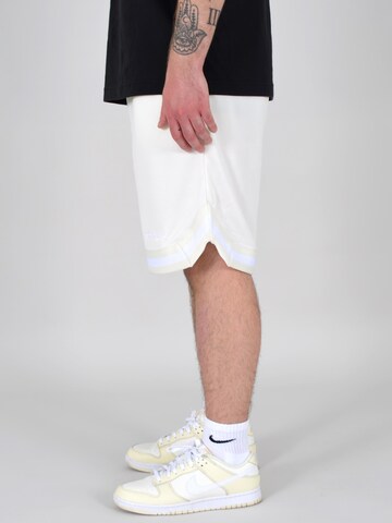 Adam Loose fit Workout Pants 'Sweatshorts Basketball Shorts' in Beige