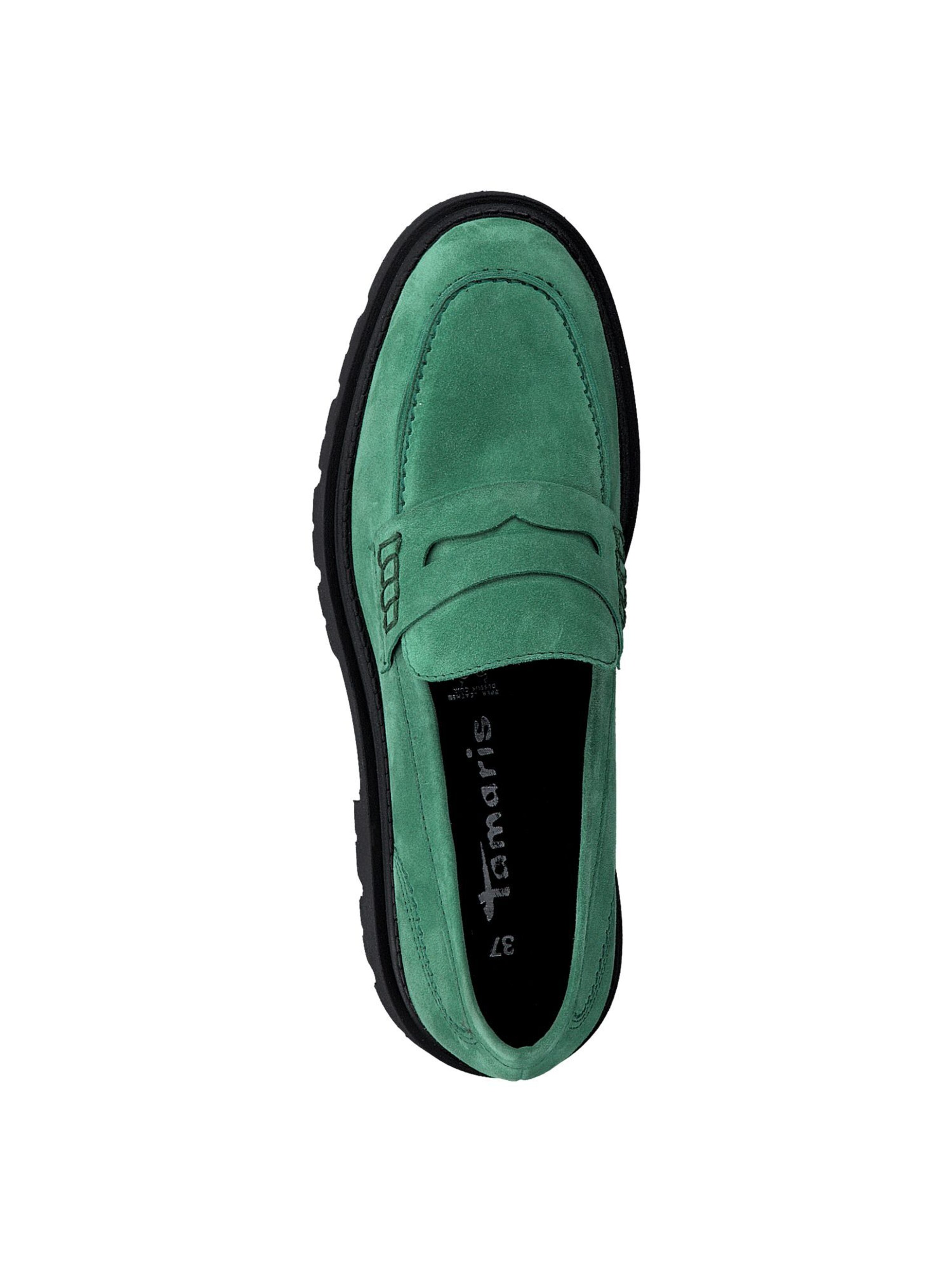 Chaussure basse Tamaris en vert