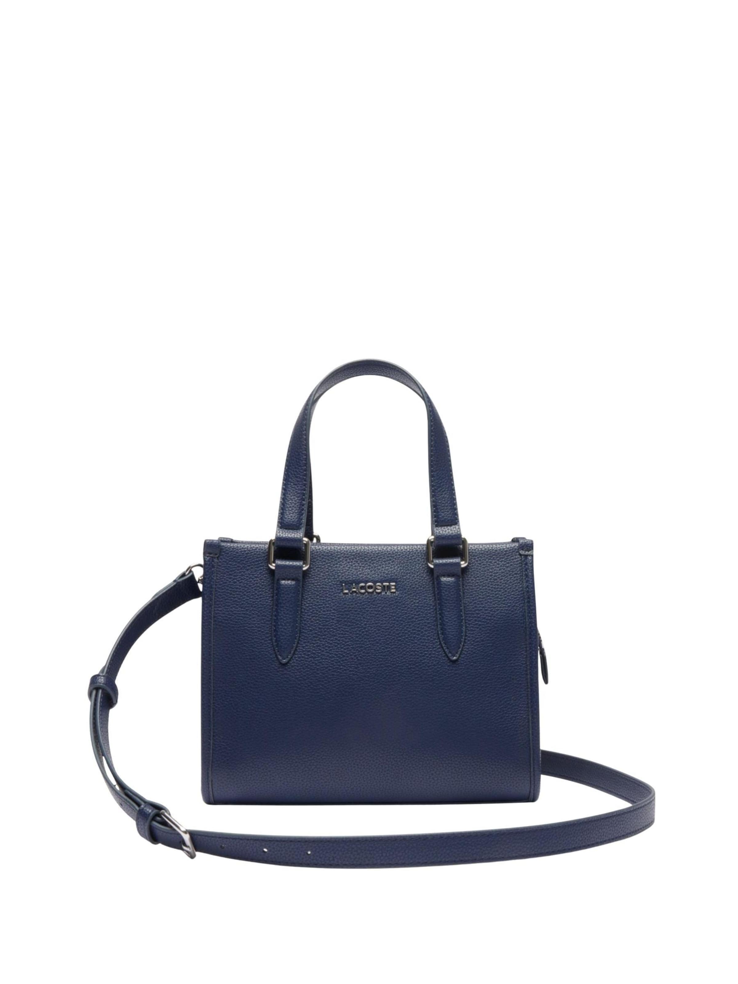 Sacs à main 'Elegance' LACOSTE en bleu : devant