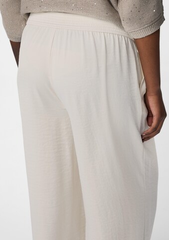 COMMA Wide Leg Hose in Beige