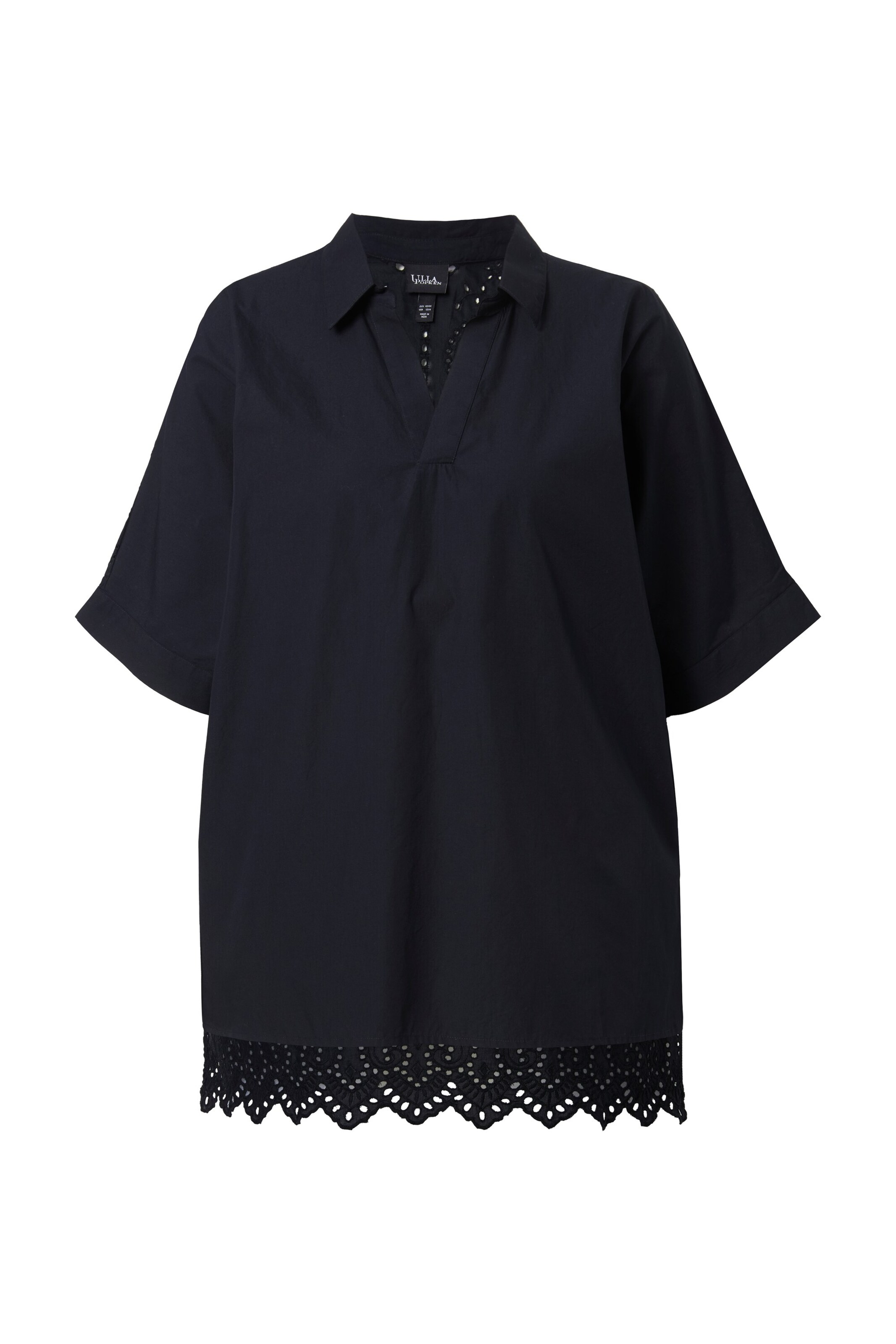 Ulla Popken Blouse in Black: front