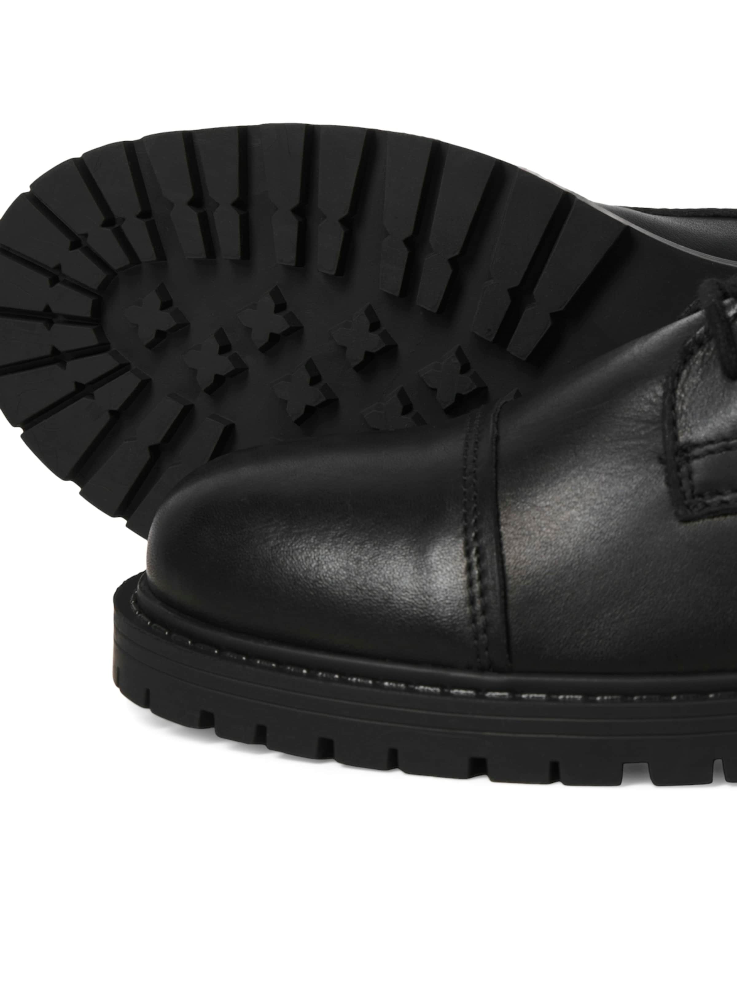 Bocanci cu șireturi 'JFWTremor' de la JACK & JONES pe negru