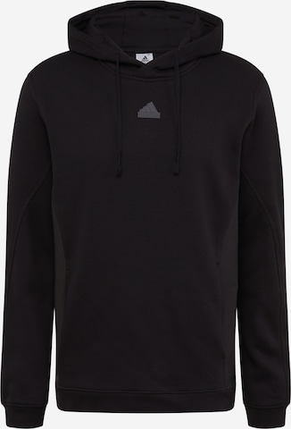 ADIDAS SPORTSWEAR Athletic Sweatshirt 'City Escape' in Black: front