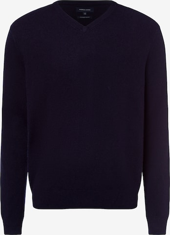 Andrew James Pullover in Blau: Vorderseite