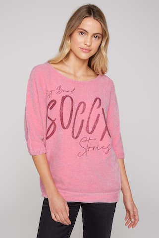 Soccx Sweater in Pink: front