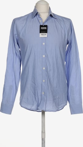 Tiger of Sweden Button Up Shirt in M in Blue: front