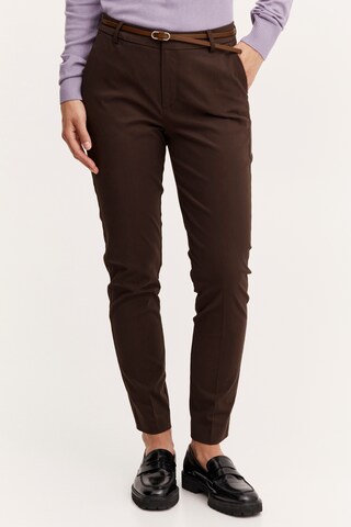 b.young Slimfit Chino in Zwart: voorkant