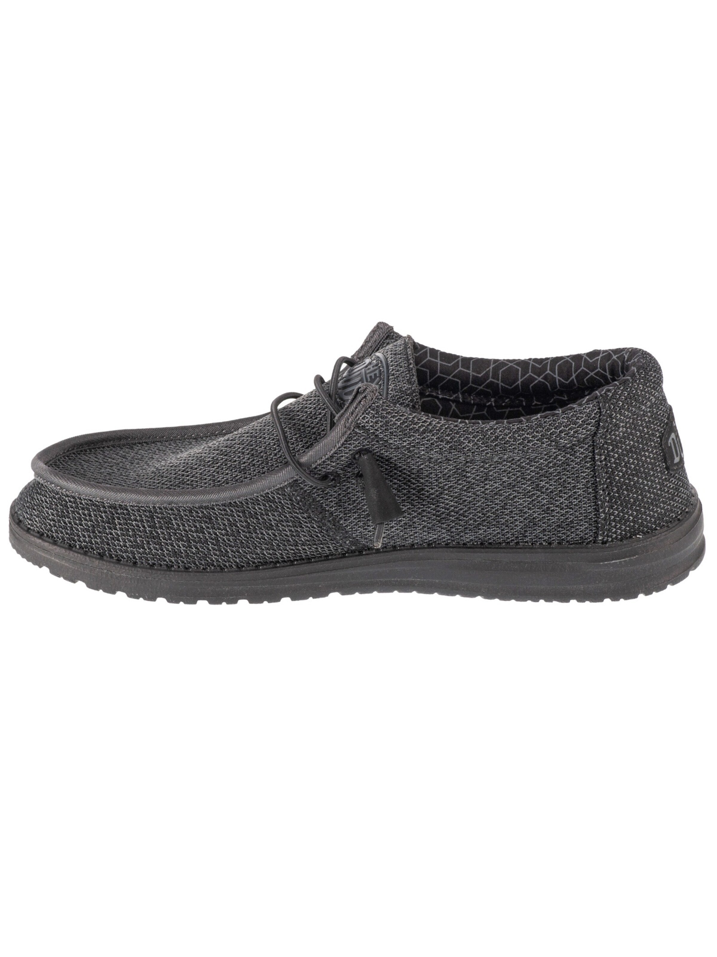 HEY DUDE Moccasin 'Hey Dude Wally Sox' in Black