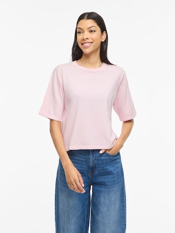 VILA Sweater 'VIMalu' in Pink: front