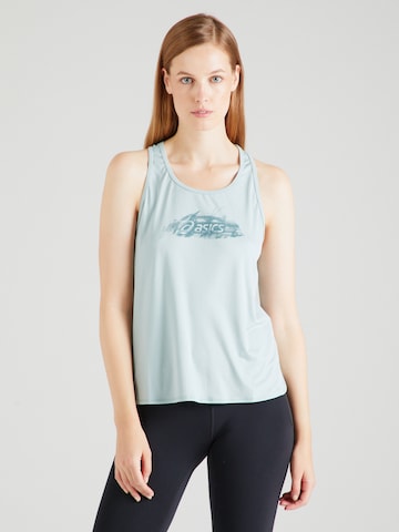 ASICS - Camiseta funcional en azul: frente