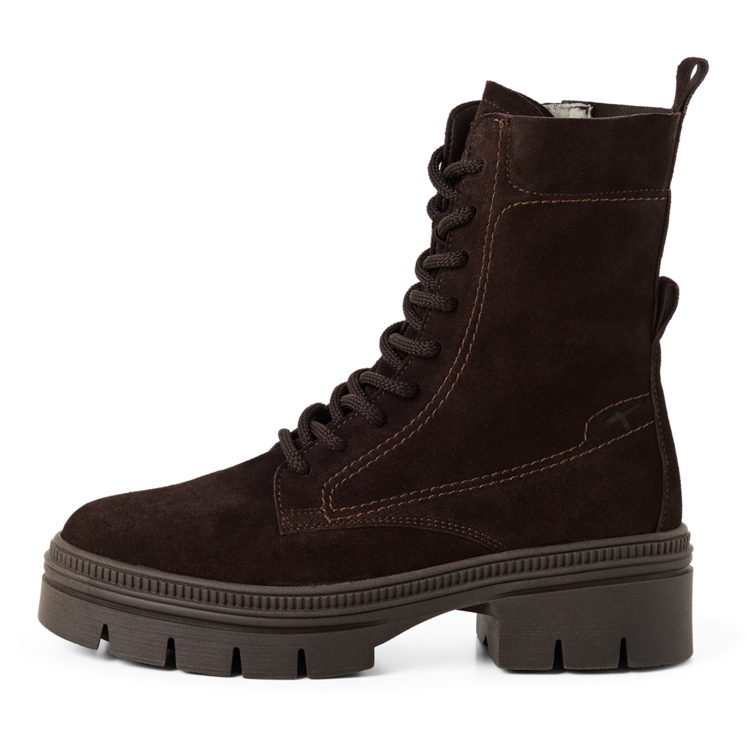 Bottines à lacets Tamaris en marron