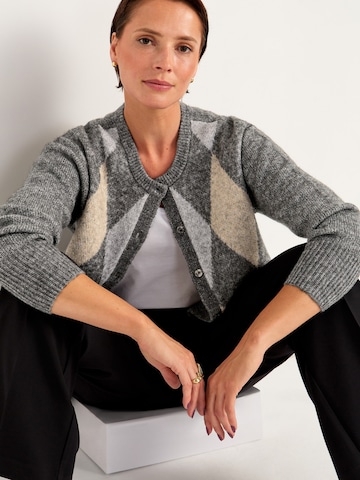 Cellbes of Sweden Gebreid vest in Grijs