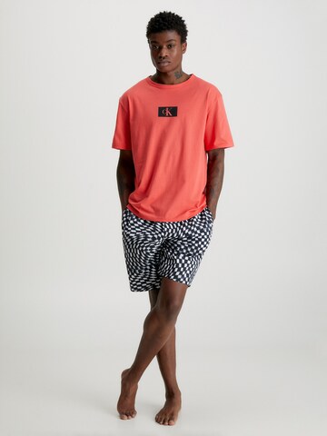 Pyjama court Calvin Klein Underwear en mélange de couleurs