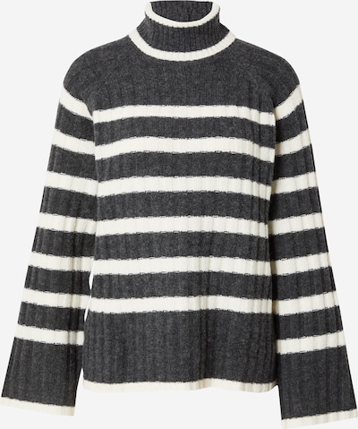 Megztinis 'JDYMiley' iš JDY, spalva – tamsiai pilka / balta, Prekių apžvalga