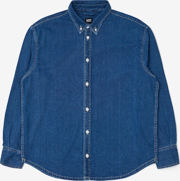 Dr. Denim Shirt 'Ray Denim Shirt' in Blau: Vorderseite