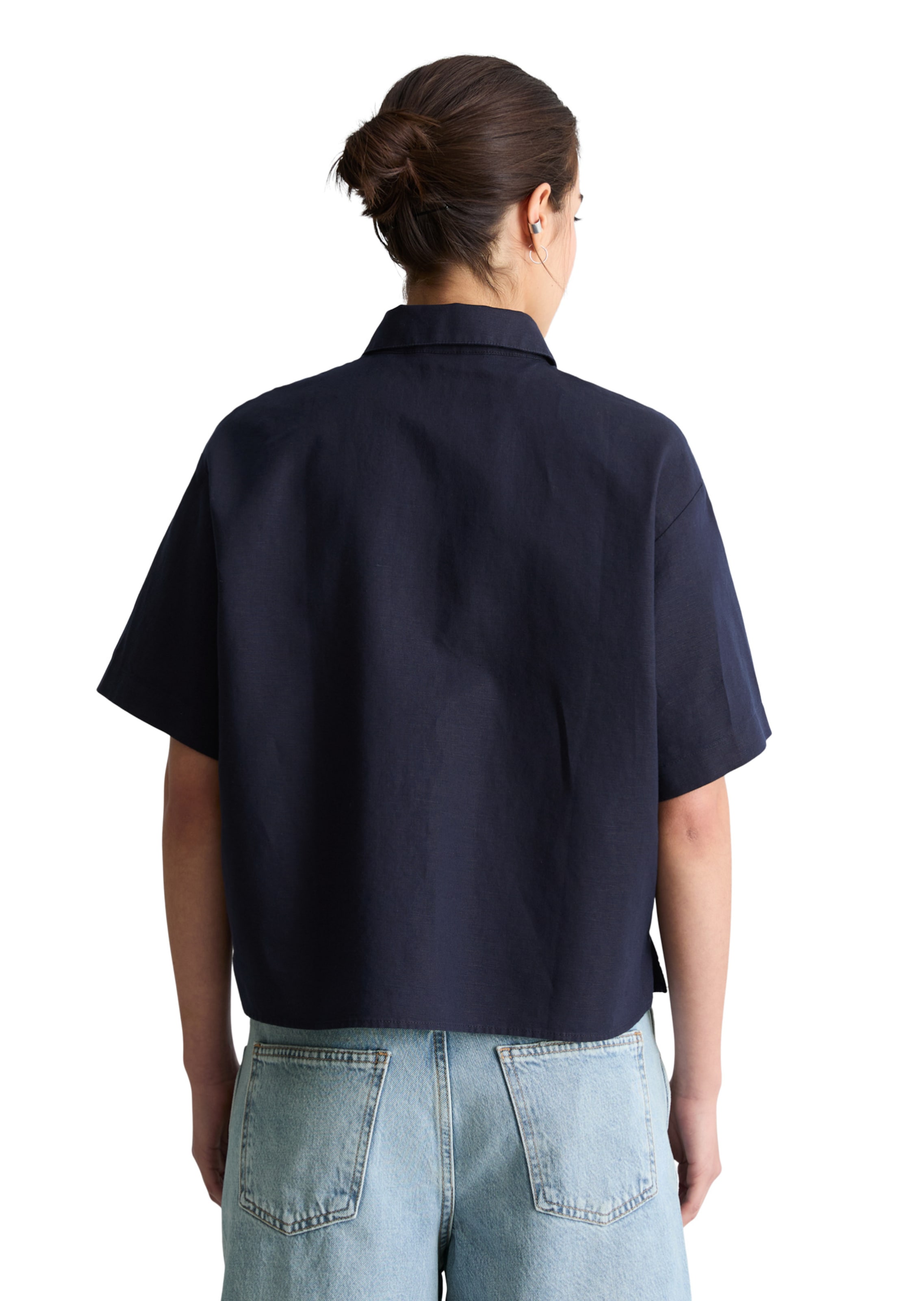 Marc O'Polo DENIM Bluse in Blau