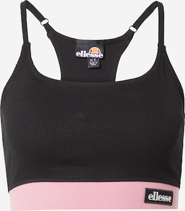 Bustier Haut 'Bobbin' ELLESSE en noir : devant