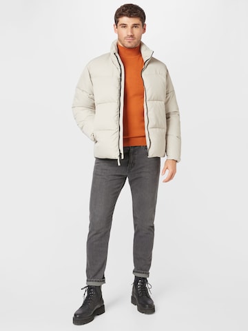 Abercrombie & Fitch Winter Jacket in Grey