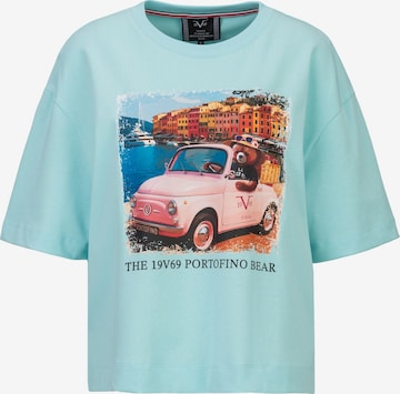 19V69 ITALIA Oversized shirt ' PETONIA PORTOFINO ' in Green: front