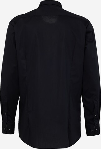 OLYMP Slim fit Button Up Shirt in Black