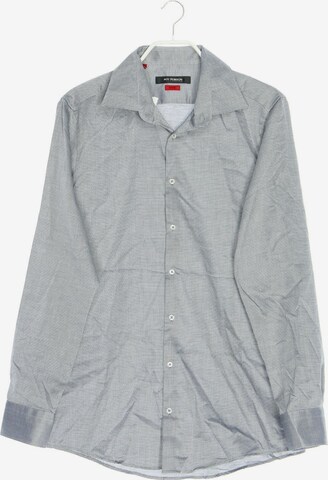 ROY ROBSON Button Up Shirt in L in Grey: front